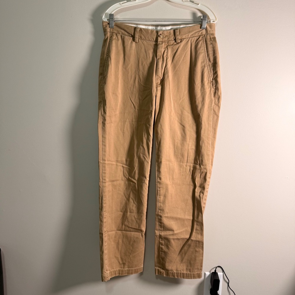 Polo Ralph Lauren Classic Fit Chino Pants Mens 33x29 Tan Khaki Cotton Twill - Picture 6 of 8